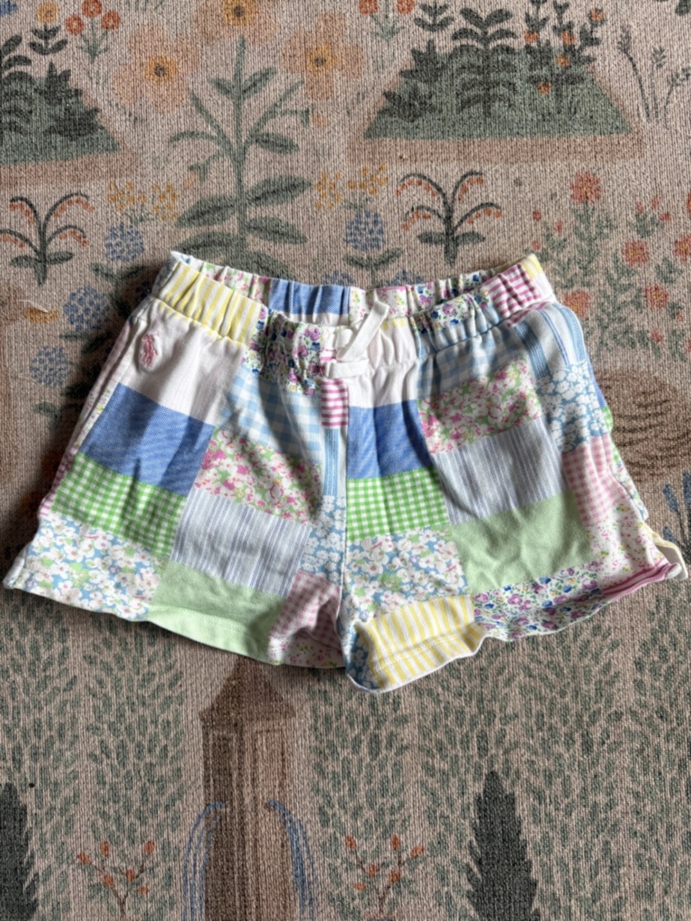 Ralph Lauren Pastel Patchwork Cotton Shorts